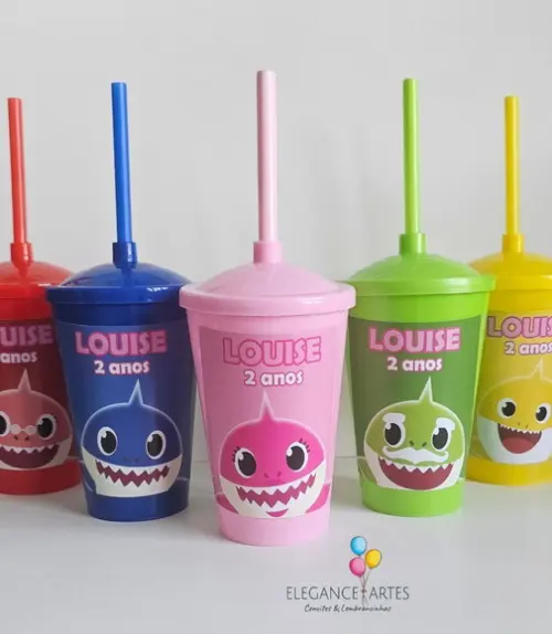 Copo Twister 400ml Baby Shark