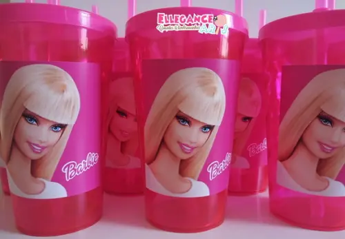 Copo Twister 400ml Barbie
