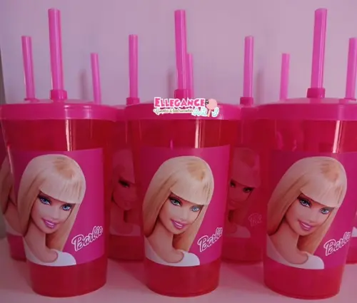 Copo Twister 400ml Barbie