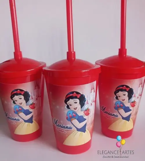 Copo Twister 400ml Branca de Neve