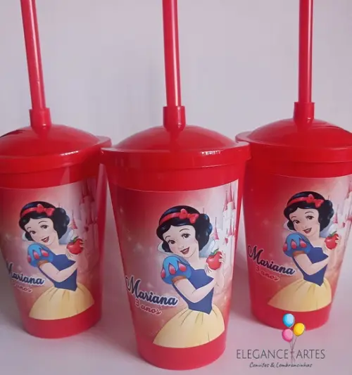 Copo Twister 400ml Branca de Neve