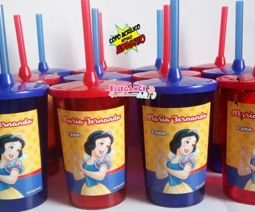 Copo Twister 400ml Branca de Neve