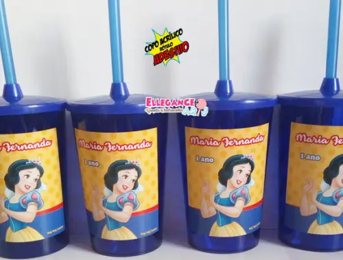 Copo Twister 400ml Branca de Neve