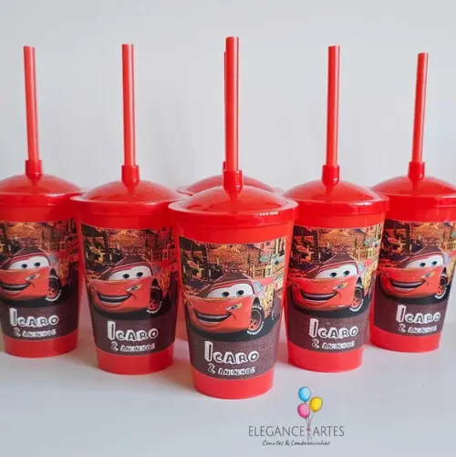 Copo Twister 400ml Carros