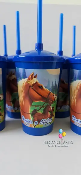 Copo Twister 400ml Cavalo