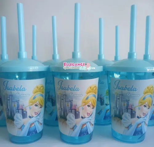 Copo Twister 400ml Cinderela