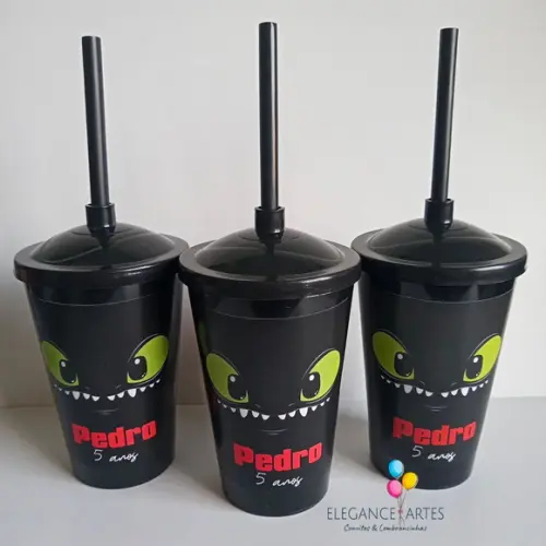 Copo Twister 400ml Como Treinar o Seu Dragão