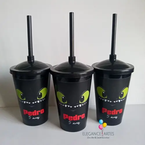 Copo Twister 400ml Como Treinar o Seu Dragão