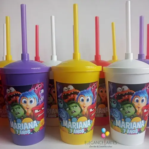 Copo Twister 400ml Divertida Mente