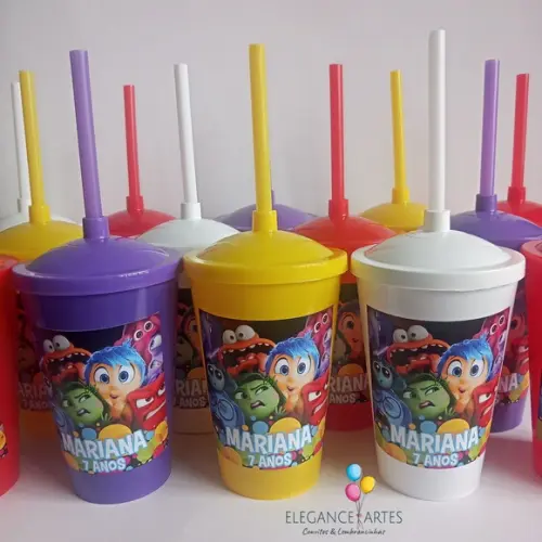 Copo Twister 400ml Divertida Mente