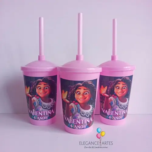Copo Twister 400ml Encanto