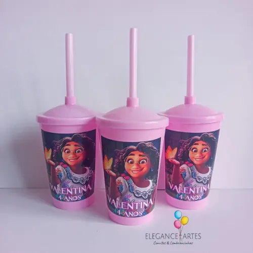 Copo Twister 400ml Encanto