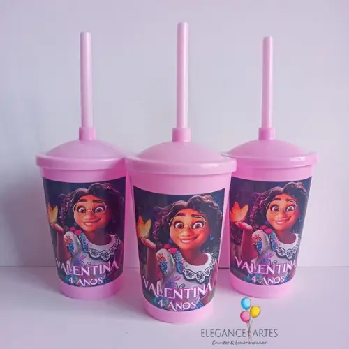 Copo Twister 400ml Encanto