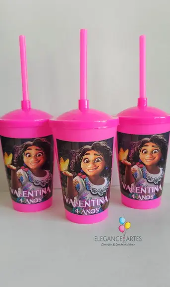 Copo Twister 400ml Encanto