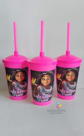 Copo Twister 400ml Encanto