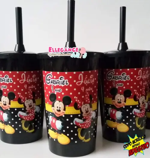 Copo Twister 400ml Mickey