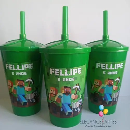 Copo Twister 400ml Minecraft