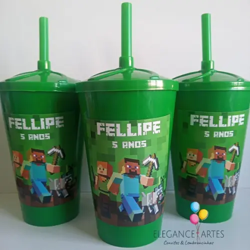 Copo Twister 400ml Minecraft