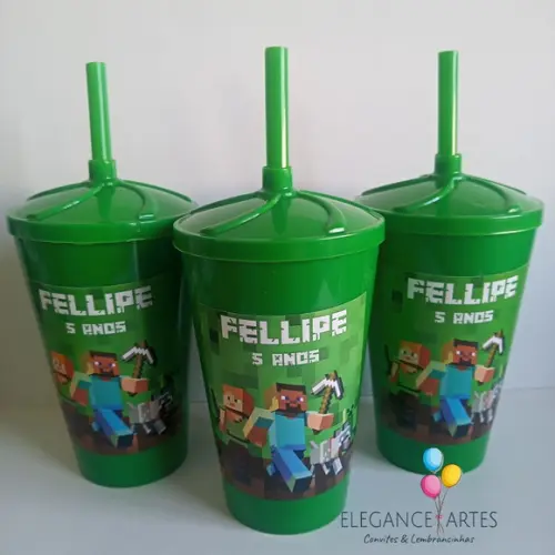 Copo Twister 400ml Minecraft