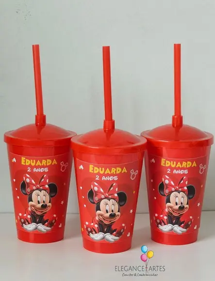 Copo Twister 400ml Minnie