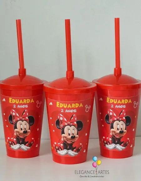 Copo Twister 400ml Minnie