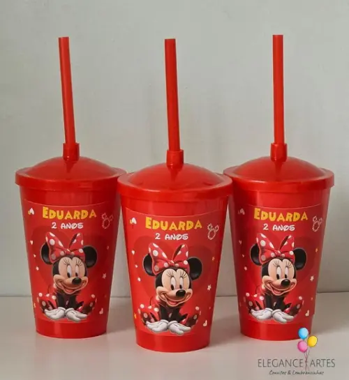 Copo Twister 400ml Minnie