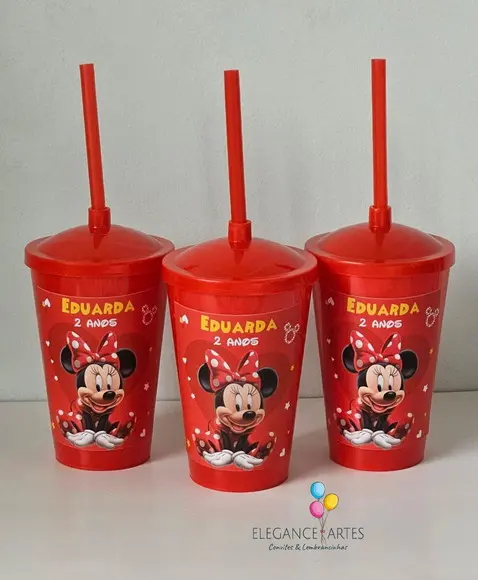 Copo Twister 400ml Minnie