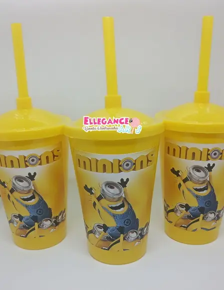 Copo Twister 400ml Minions