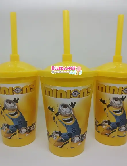 Copo Twister 400ml Minions