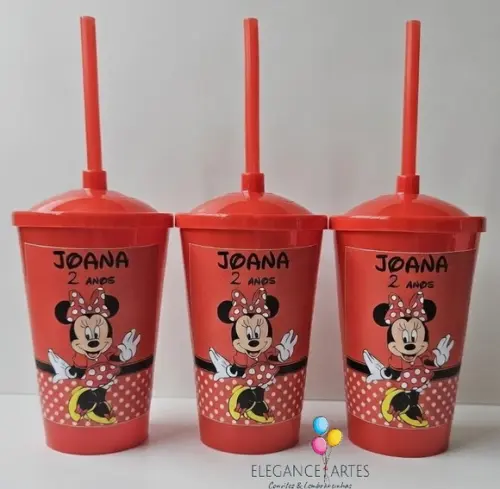 Copo Twister 400ml Minnie