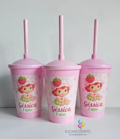 Copo Twister 400ml Moranguinho