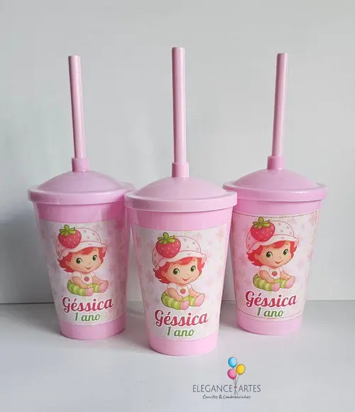 Copo Twister 400ml Moranguinho