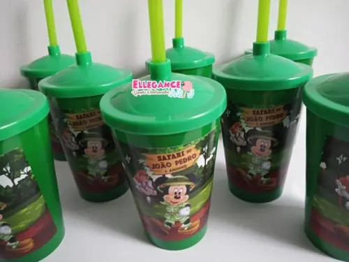 Copo Twister 400ml Mickey Safari
