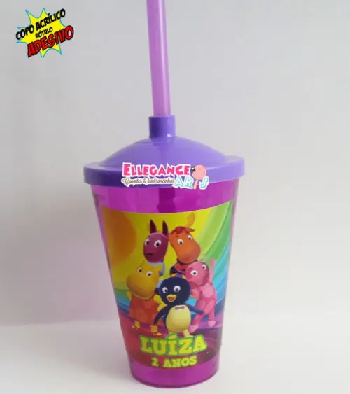 Copo Twister 400ml os Backyardigans