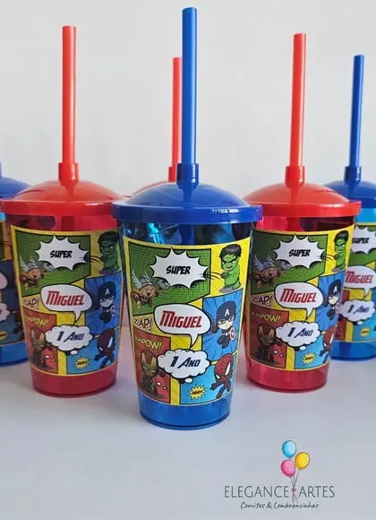 Copo Twister 400ml os Vingadores Baby