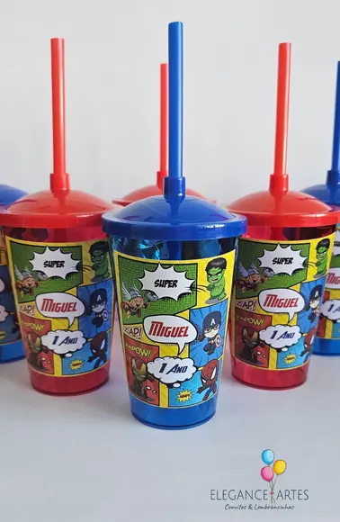 Copo Twister 400ml os Vingadores Baby