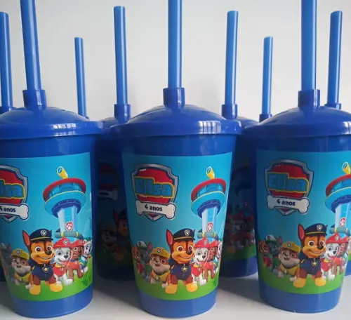 Copo Twister 400ml Patrulha Canina