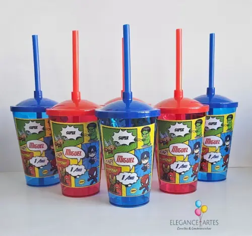 Copo Twister 400ml os Vingadores Baby