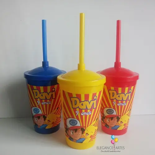 Copo Twister 400ml Pokemon