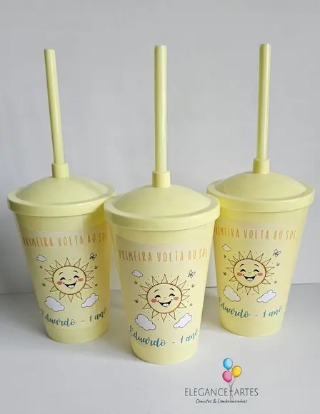 Copo Twister 400ml Primeira Volta ao Sol