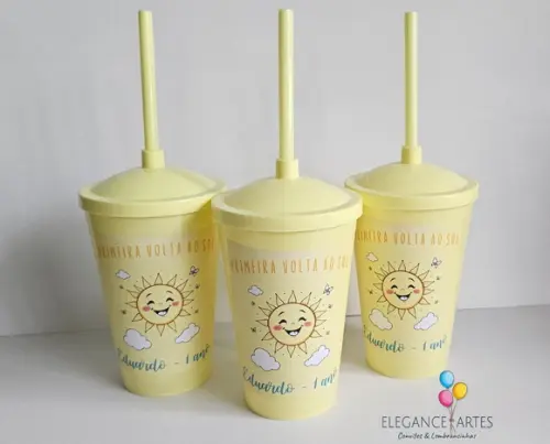 Copo Twister 400ml Primeira Volta ao Sol