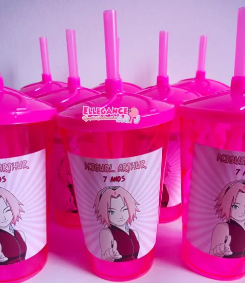 Copo Twister 400ml Sakura Naruto