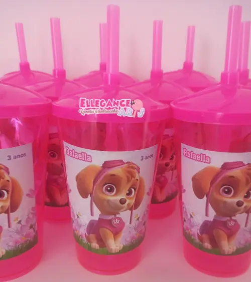 Copo Twister 400ml Skye Patrulha Canina