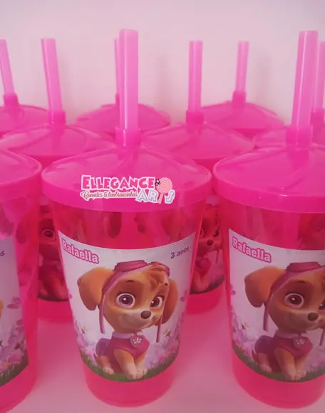 Copo Twister 400ml Skye Patrulha Canina