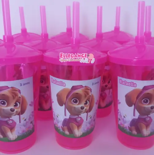 Copo Twister 400ml Skye Patrulha Canina