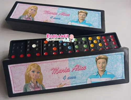 Dominó Barbie e Ken
