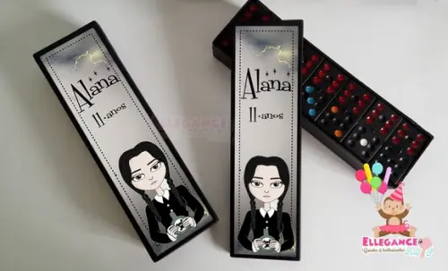 Dominó Wandinha Addams/ Família Addams