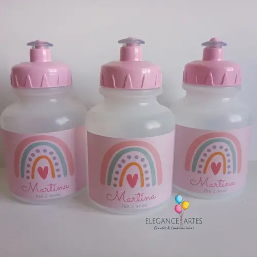 Garrafinha Squeeze Arco Iris Boho