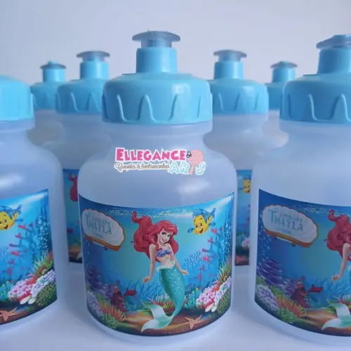 Garrafinha Squeeze Ariel Pequena Sereia - 300ml