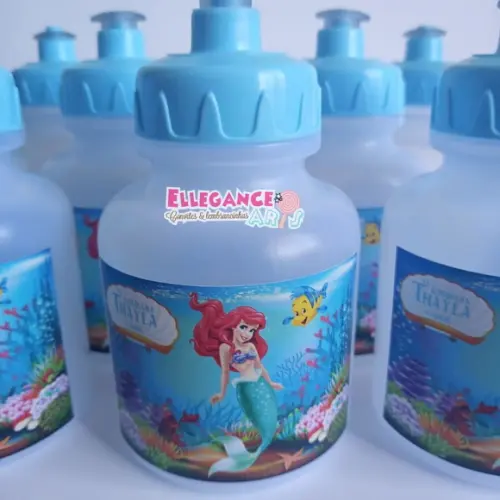 Garrafinha Squeeze Ariel Pequena Sereia - 300ml
